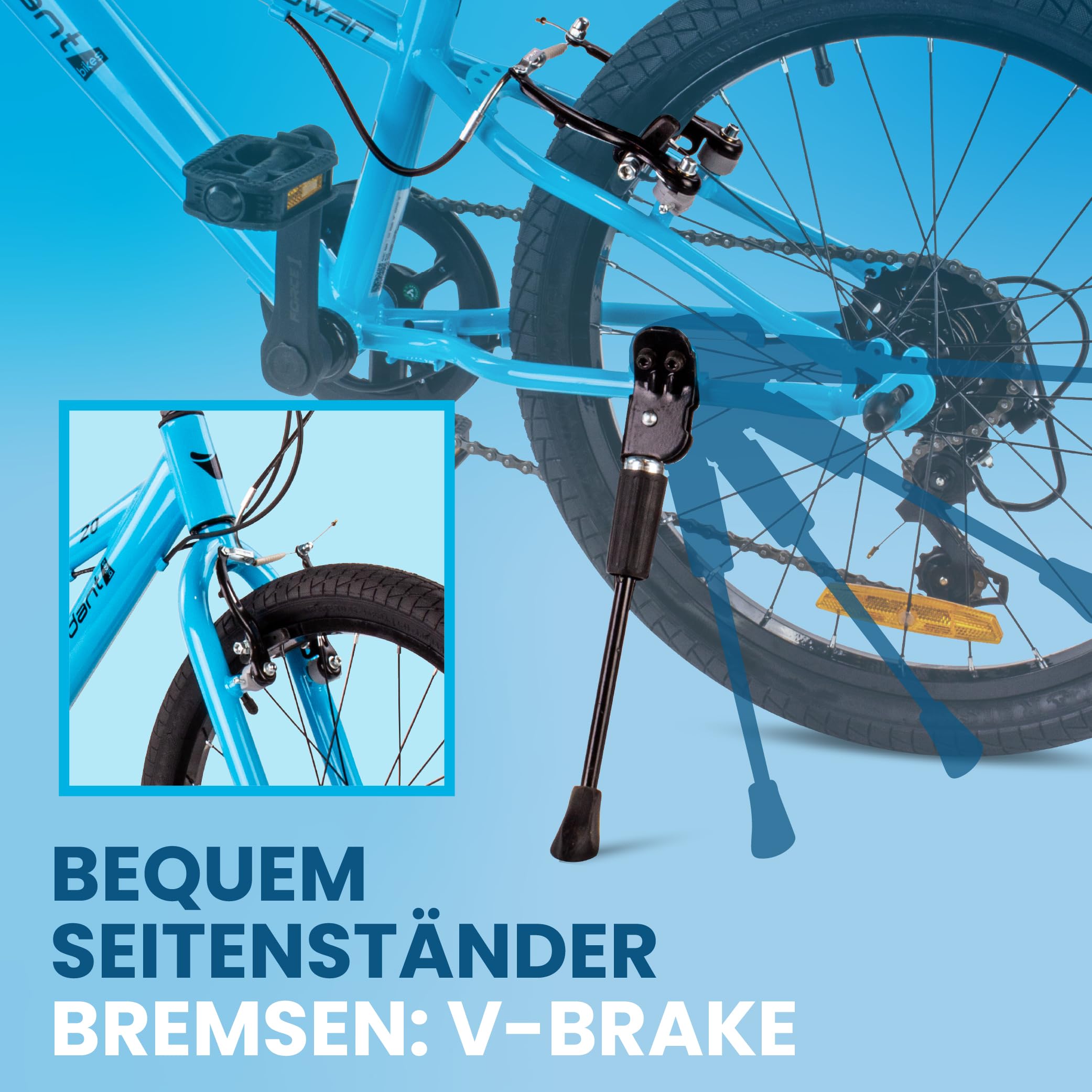 sun baby Jungenfahhrad 20 24 Zoll Verdant Jungen Bike Leicht Radgröße zur Auswahl Gang Shimano Kinderfahrrad von 6 bis 12 Jahre verstellbare
