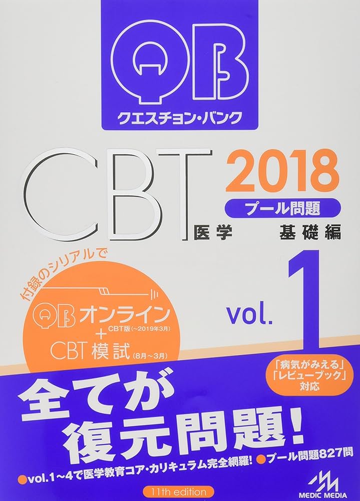CBT対策問題集　QB 2018年度版 vol1-5 CBT対策問題集 QB 2018年度版 vol1-5 CBT対策問題集 QB 2018