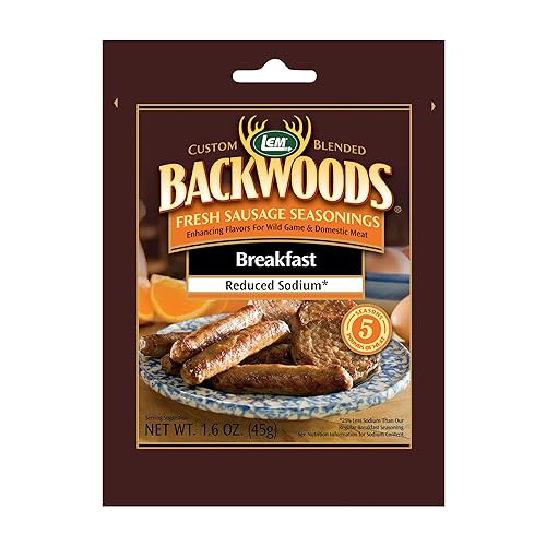 Miniatura 9 de LEM Productos Backwoods - Condimento para salchichas frescas para desayuno, ideal para carne de caza silvestre y doméstica, temporada de hasta 25