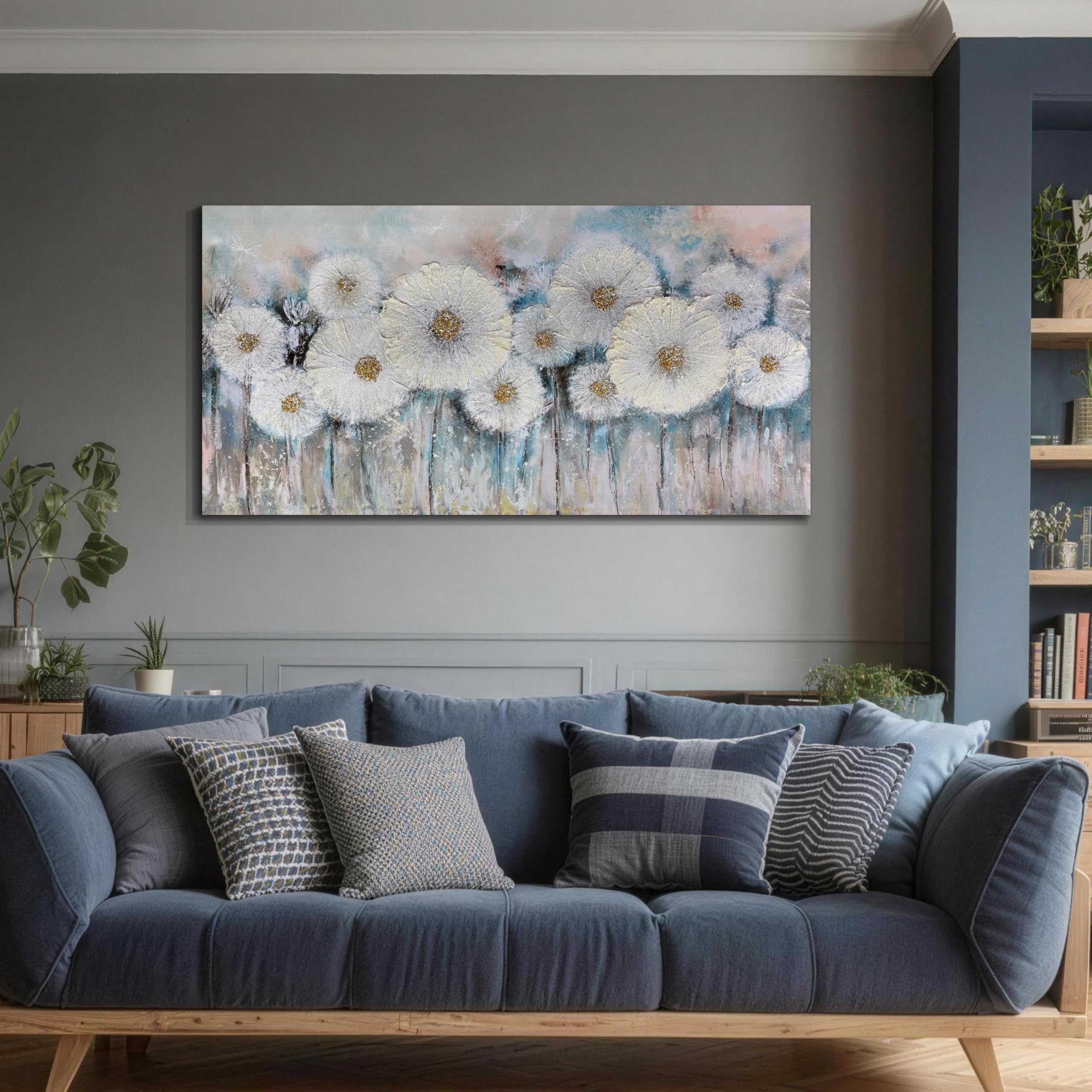 Amazon.com: Acocifi Dandelion Canvas Wall Art 48