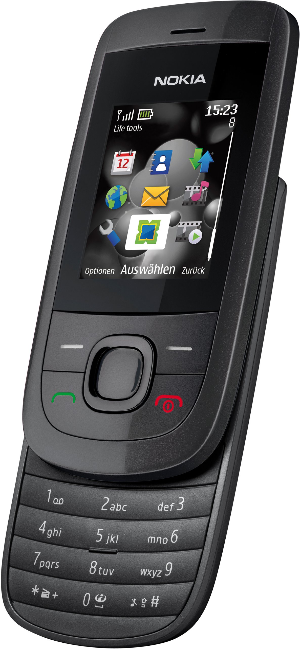 Nokia 2220 Téléphone Portable Coulissant MP3 GPRS Ovi Mail