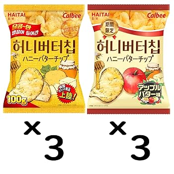 Amazon.co.jp: カルビー ハニーバターチップ 2種アソート 計 6袋