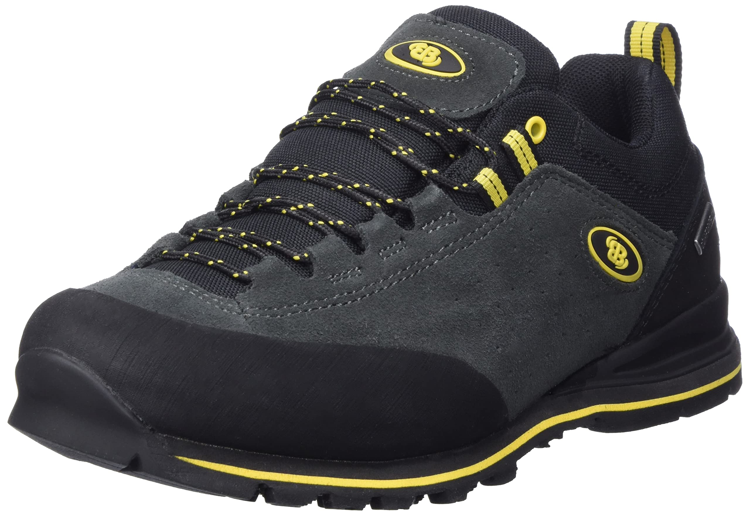 Brütting Makalu, Cross Country Running Shoe, Anthrazit/Gelb,