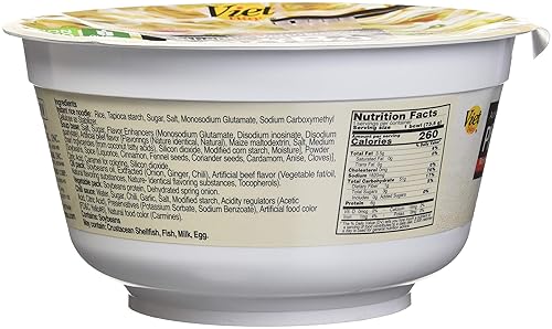 Miniatura 5 de Auténticos fideos de arroz vietnamita Pho Bo fideos de arroz Pho cuenco para sopa de carne Pho Bo salsa caliente incluye