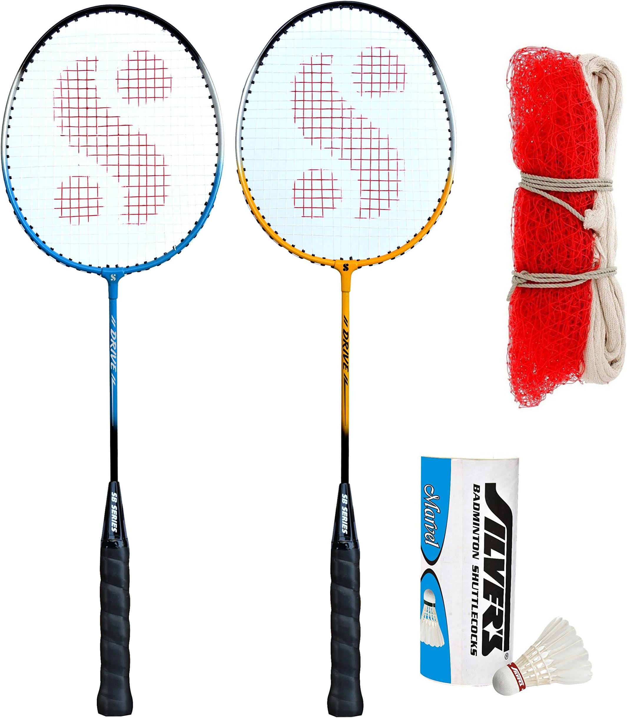 Silver's SIL-DRIVE-COMBO-6 Aluminum Badminton racket , Multicolor