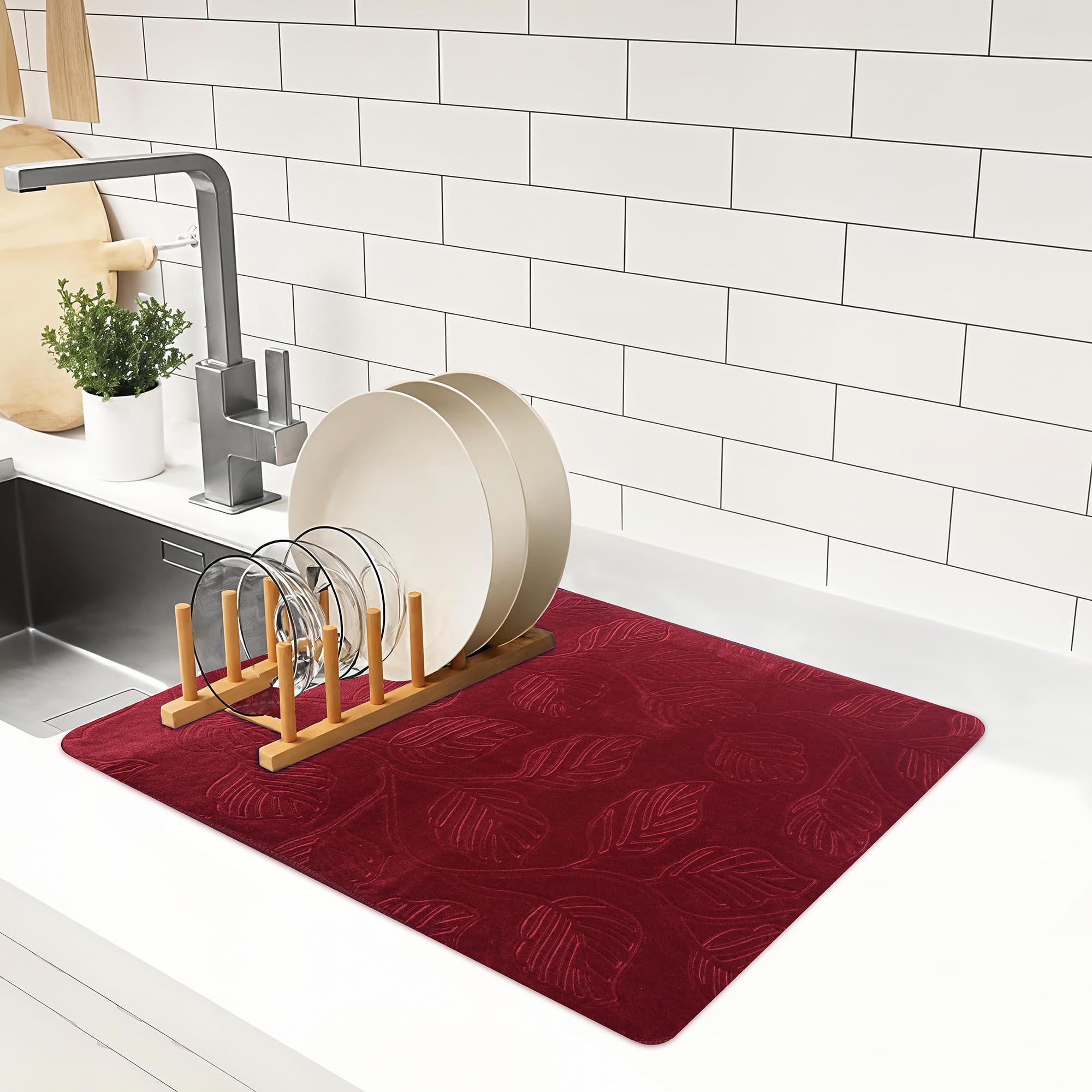 Floral Fridge Mats - Waterproof & Stain Resistant -12