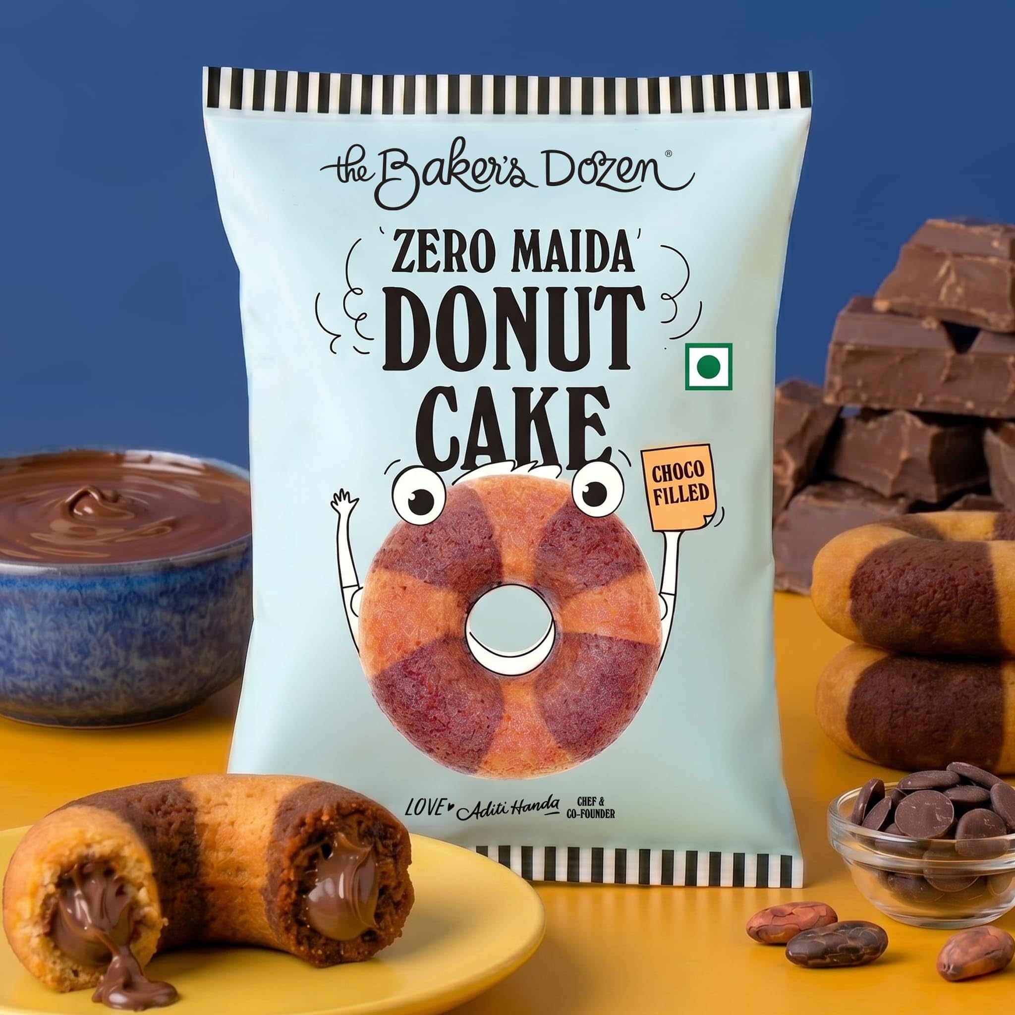 The Baker's Dozen Zero Maida Donut Cake, 42g-picture-13