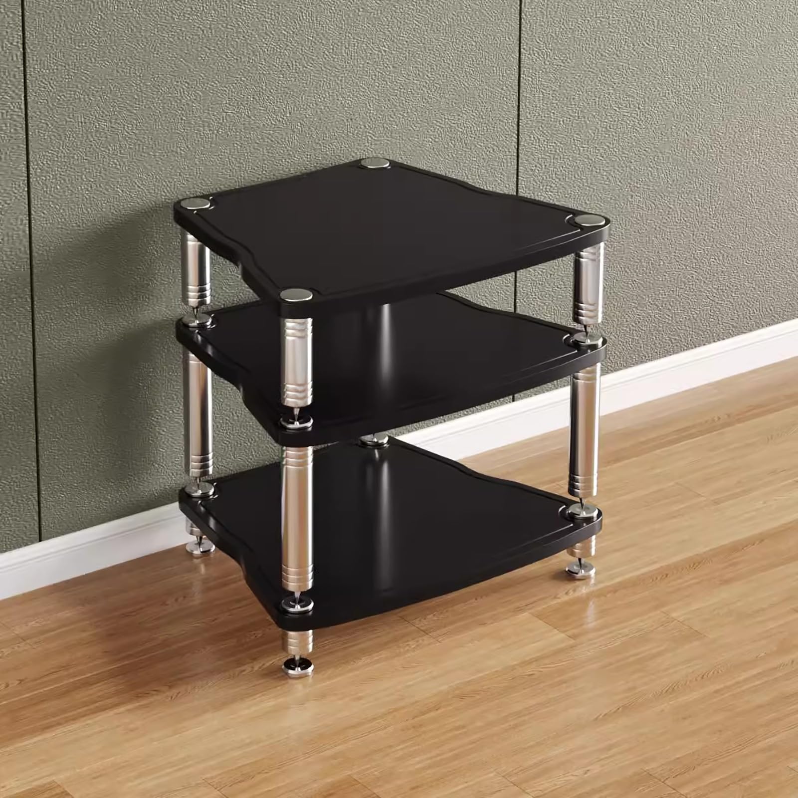 Soporte para componentes de Audio de Alta Resistencia, Soporte para Medios de Audio y Video, Soporte para Reproductor de Discos estéreo de 1, 2, 3 y 4 Capas, Soporte para componentes estéreo