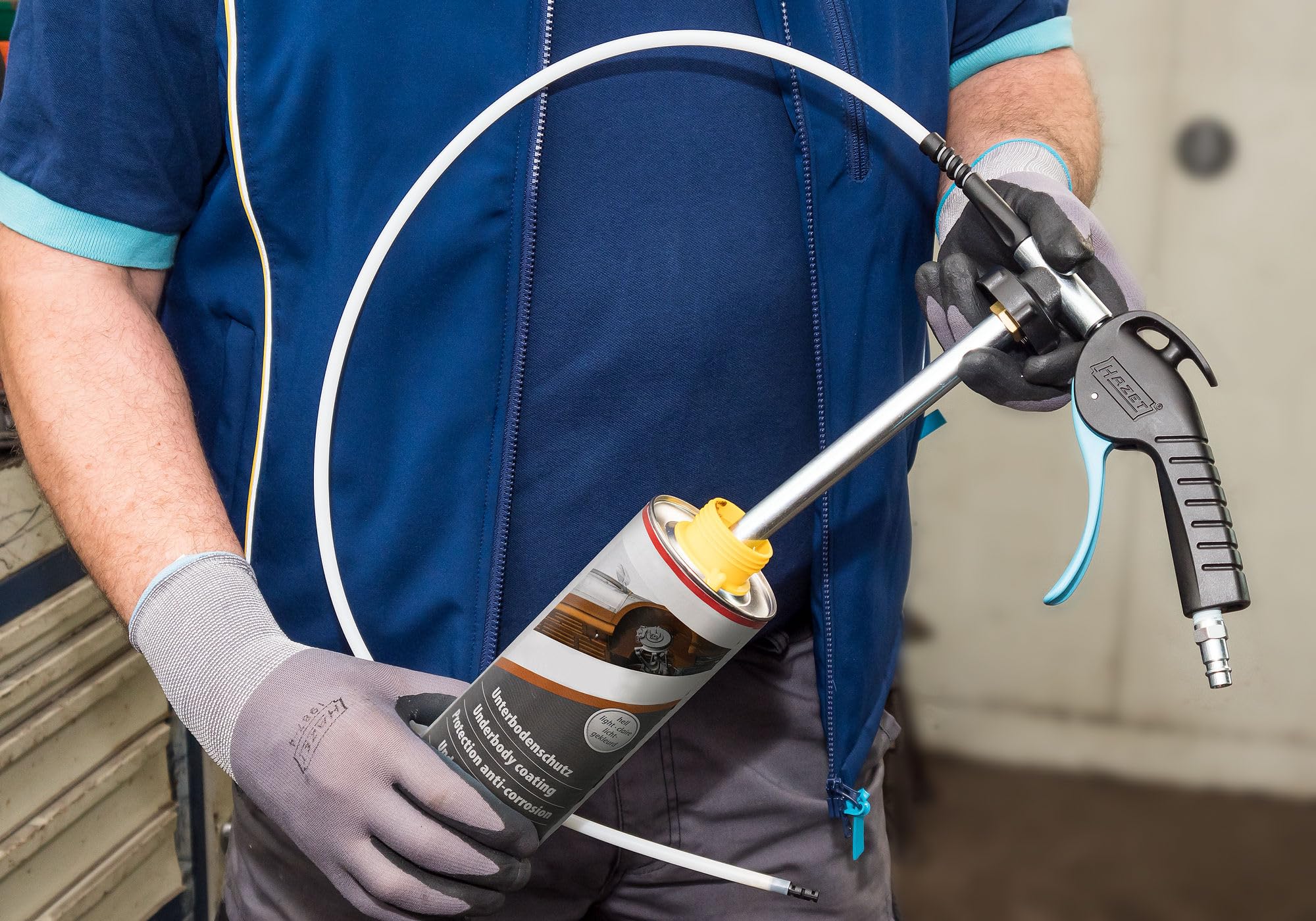 HAZET Carrosserie-pistool Voor Bescherming En Afdichting Van De Onderkant Van Carrosserieen 9042p 4 60053542