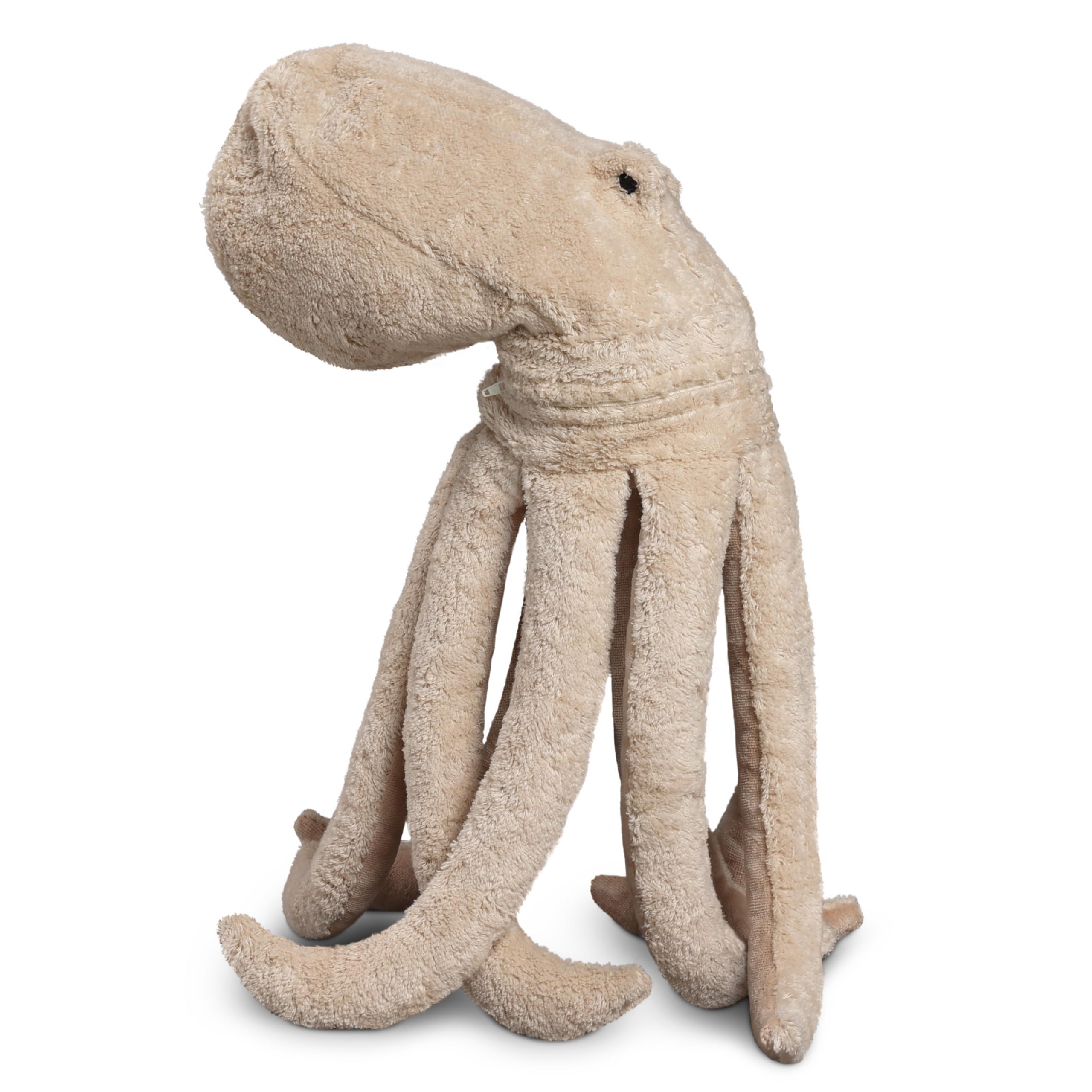 Senger Naturwelt Kuscheltier Oktopus groß, Bio-Baumwolle, Dinkelkissen