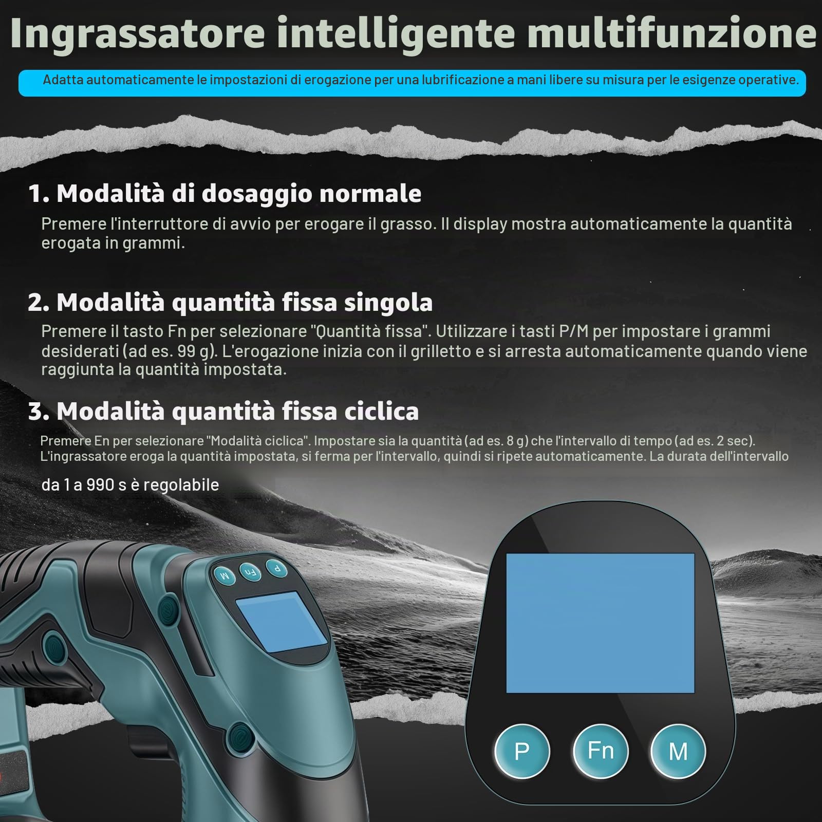 Sgrassatore a batteria per batteria Makita da 18 V, 12000 psi, 160 g/min | Sgrassatore elettrico a batteria da 18 V, motore senza spazzole, indicatore LED, per macchine pesanti (senza batteria)