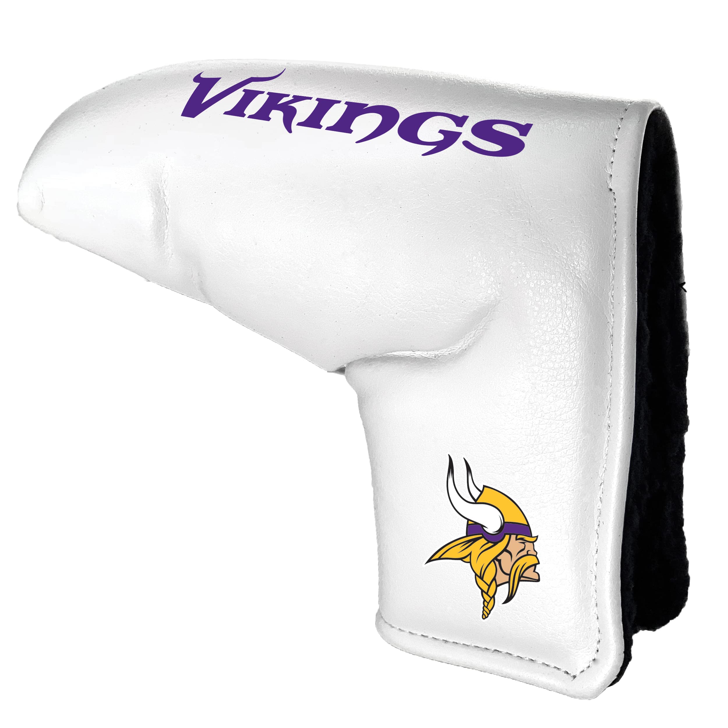 Team GolfNFL Team Golf NFL Tour Blade Putter Cover (White), Fits Most Blade Putters, Scotty Cameron, Taylormade, Odyssey, Titleist, Ping, Callaway