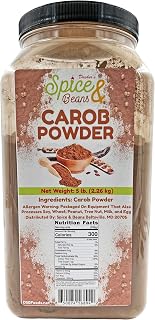 Carob Powder | Chocolate Substitute | By Dasher's Spice & Beans | 5 lb. Container