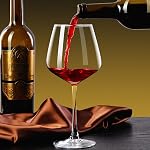 PARACITY Wine Glasses, Hand Blown Crystal White and Red Wine Glasses, Burgundy Wine Glass for Red and White Wine, Christmas Gifts, 16oz Red Wine Glasses for Women, Men, Wedding and Birthday (2)
