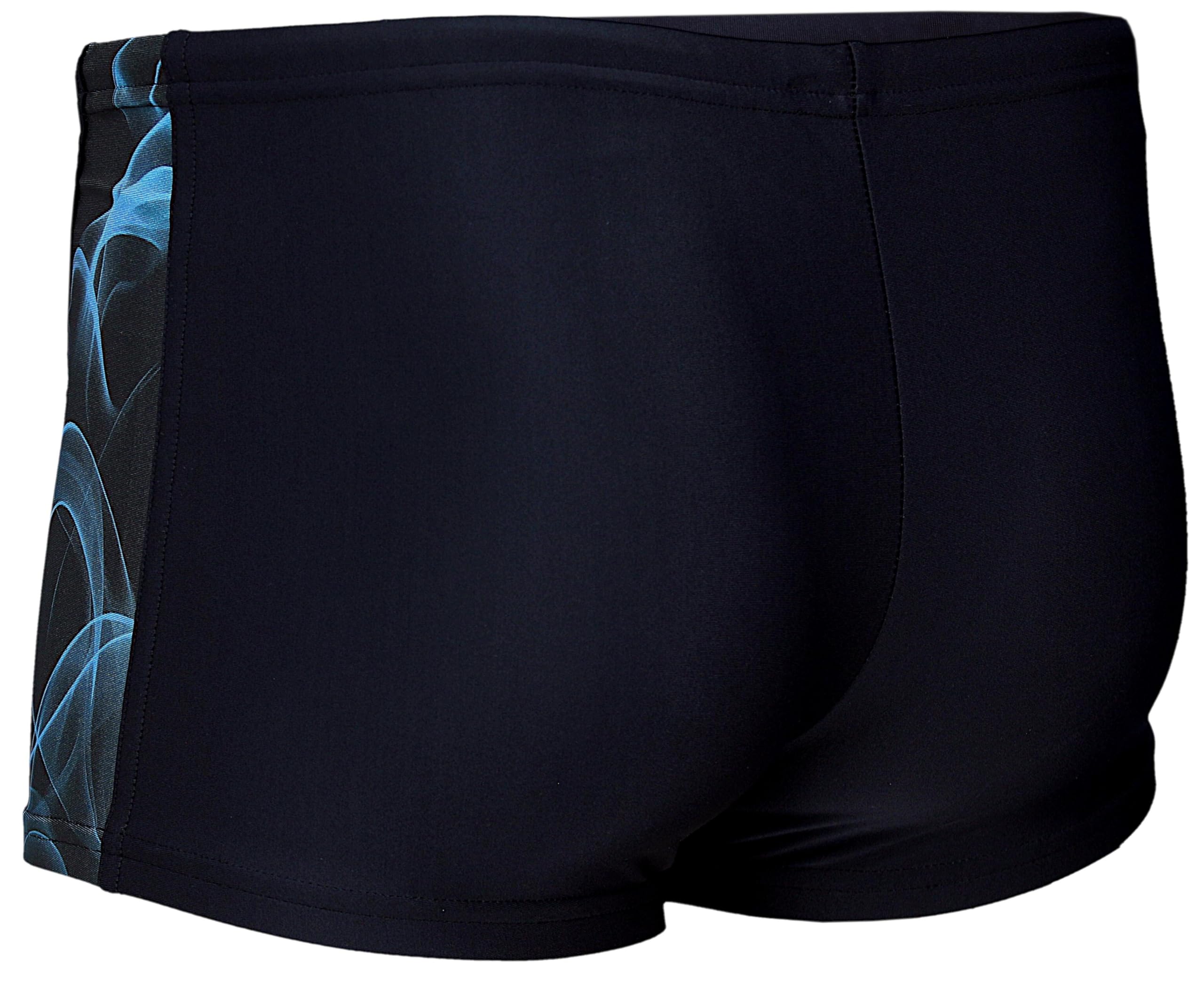 Aquarti Herren Kurze Badehose mit Streifen
