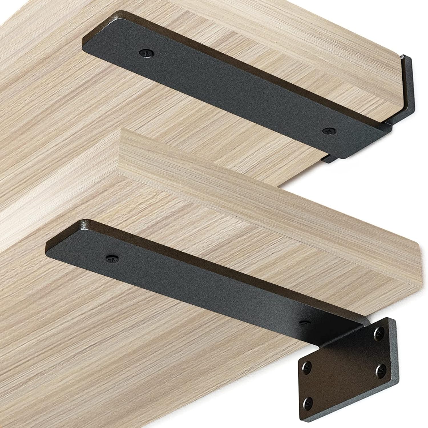 Heavy Duty Shelf Bracket 10 Inch Floating Shelf Brackets Shelf Bracket L Shape 1/5