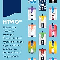 Vista 7 de HTWO Agua de hidrógeno molecular premium, sabor a arándano y granada Acai, sin azúcar, paquete de 12 unidades de 16.9 onzas, bebida deportiva
