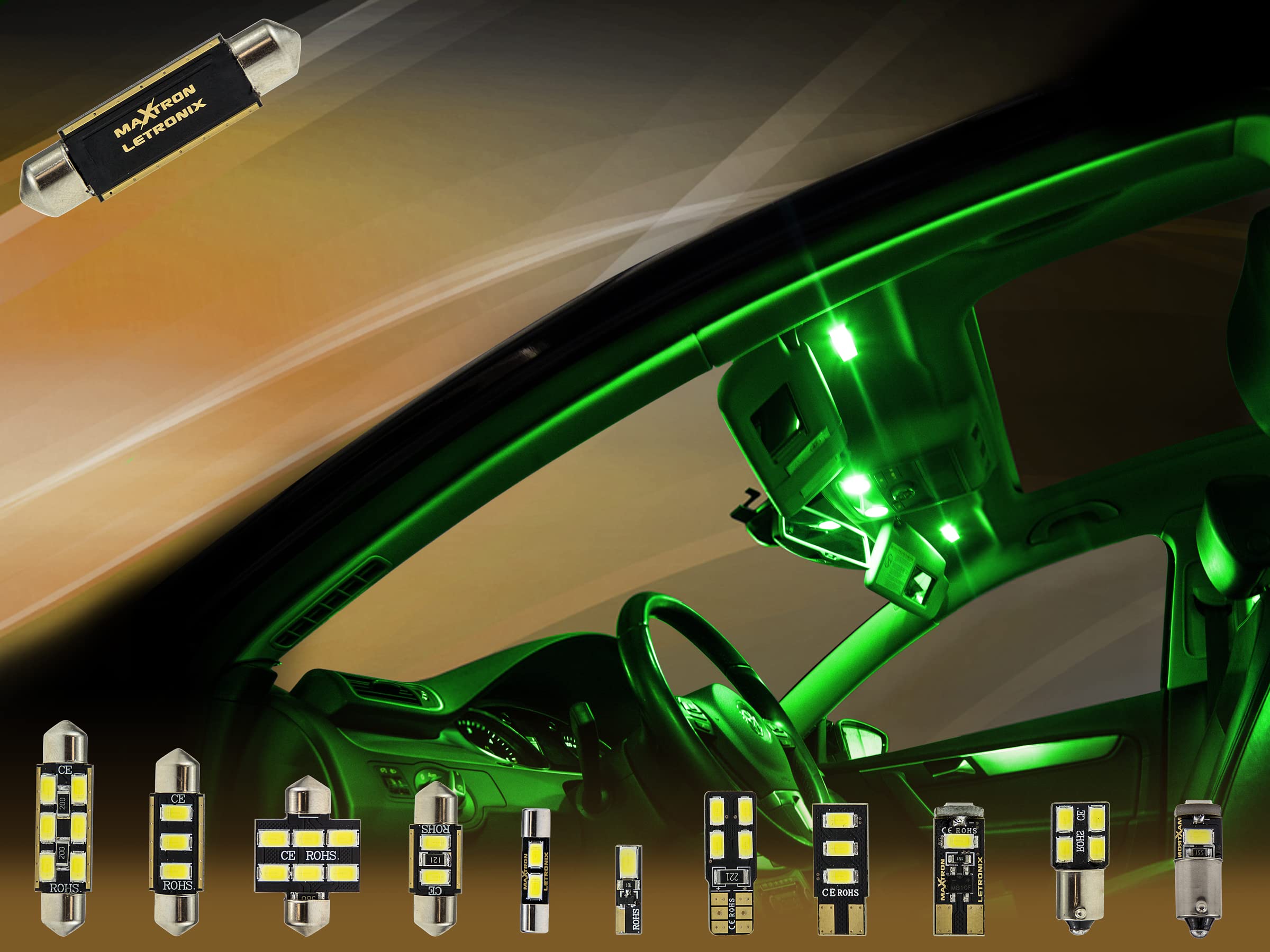 RICAMBI DIECI - KIT 23 LAMPADINE LED INTERNE TOUAREG II 7 P 7P5 7P - Accessori Auto In vendita a Como