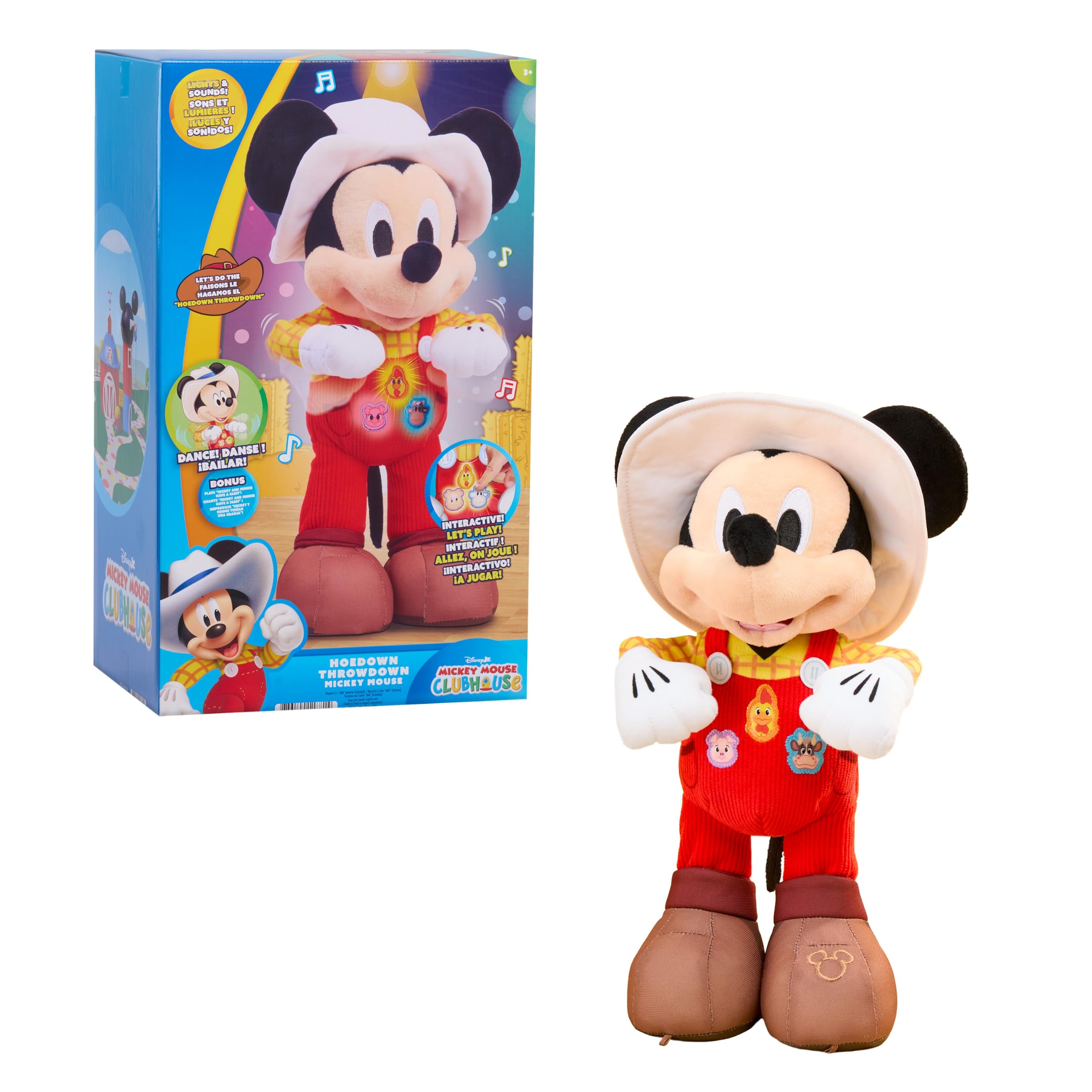 Topolino Hoedown Throwdown Caratteristica Peluche