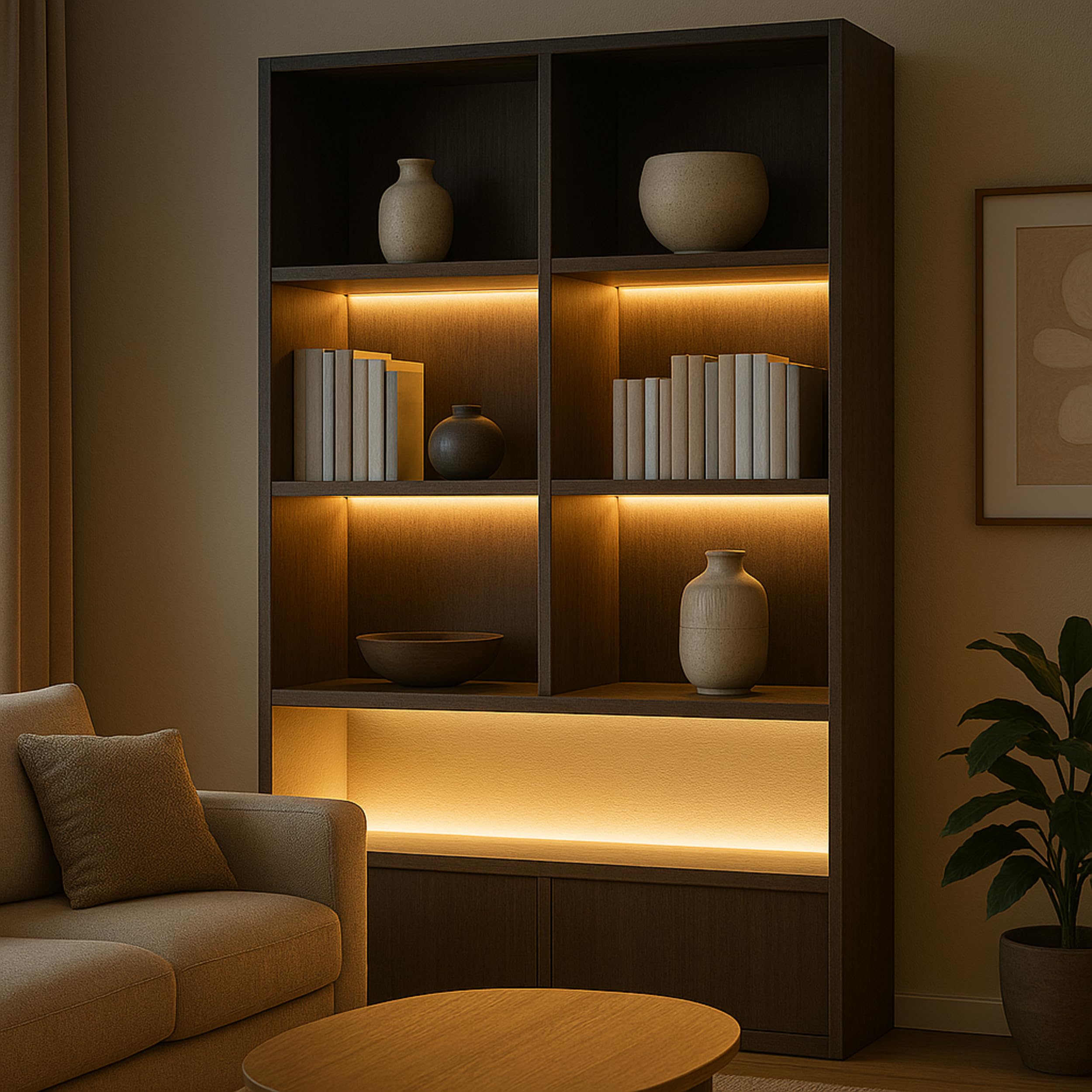 CALEX Smart LED Streifen, 20 m, RGBIC-Farben, flexibel & zuschneidbar, dimmbar, WLAN App- & Sprachsteuerung, inkl. Fernbedienung