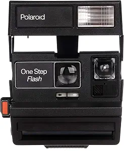 Polaroid One Step Flash Instant Film Camera - Vintage 600 Type - Built-in Flash & Fixed Focus Lens - Refurbished