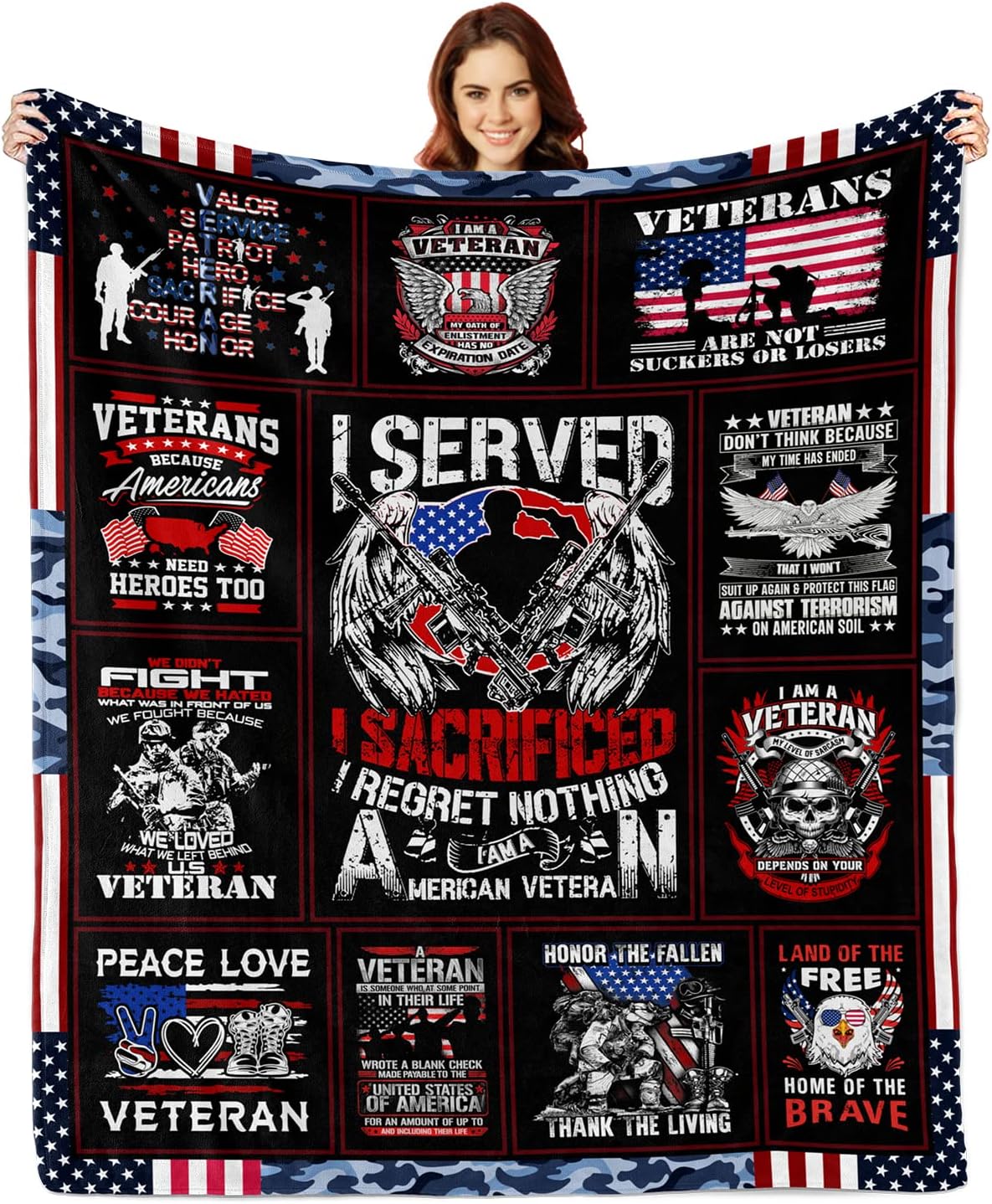 Personalized Army Blanket, Custom Name U.S. Army Blanket,U