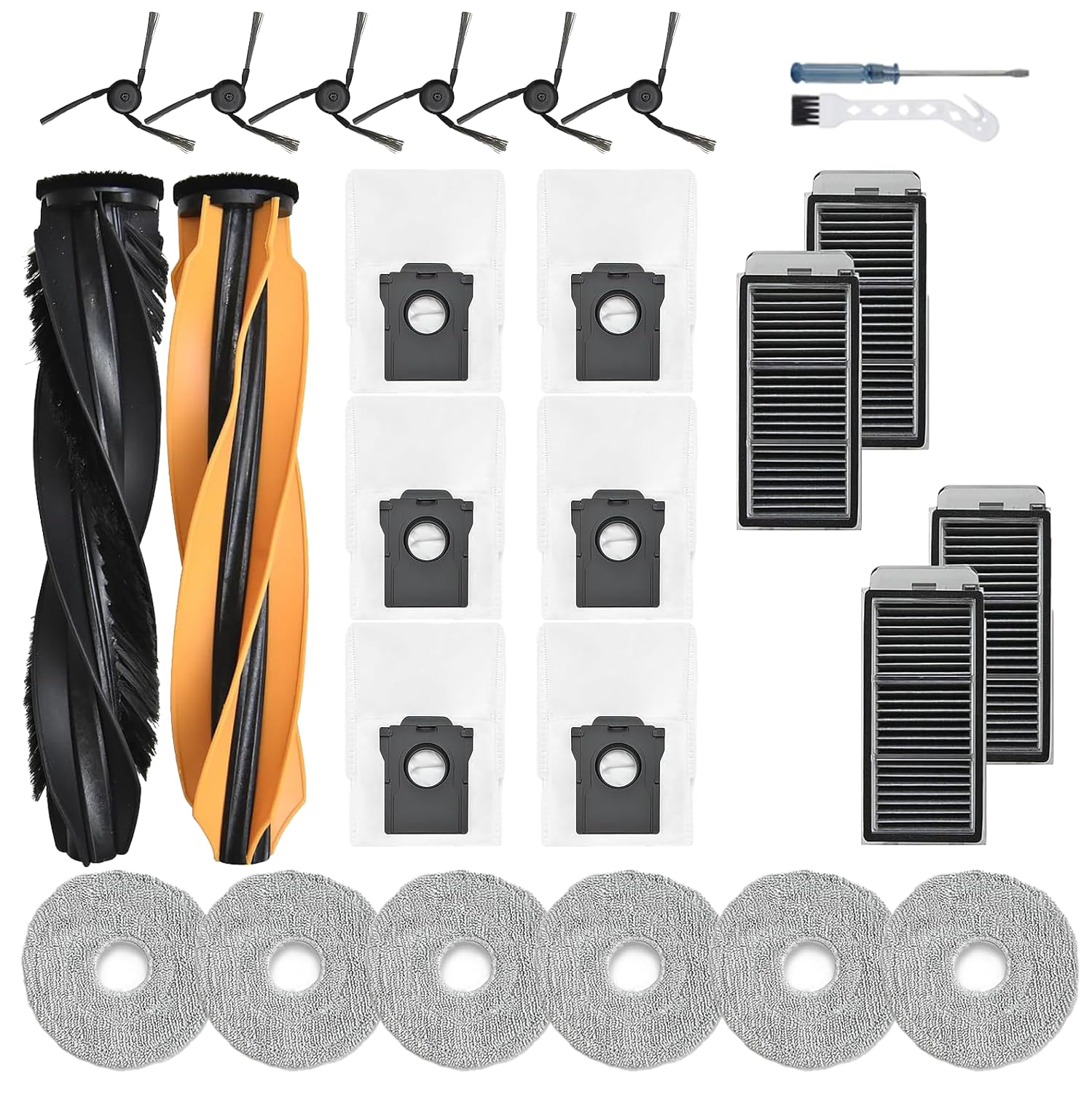 Pack Dreame X50 Ultra pour remplacer vos brosses et filtres usés