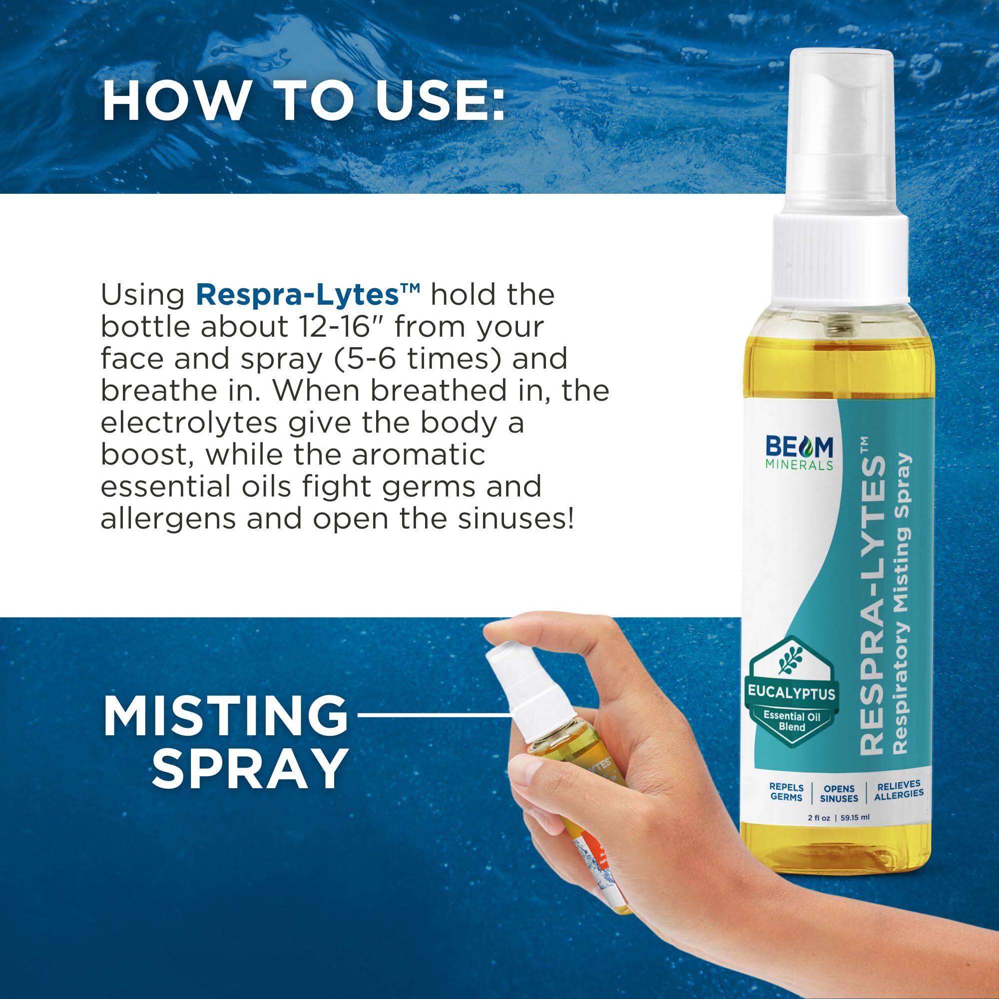 BEAM Minerals Respra-Lytes | Sinus-Opening Electrolyte Spray | 2 fl Oz — Amazon image 7