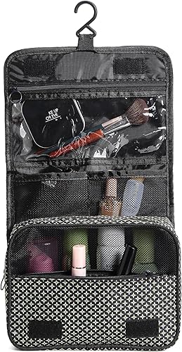 Miniatura 2 de Sechunk Bolsas de aseo de viaje impermeables para colgar bolsa de cosméticos multifunción bolsa de maquillaje para mujeres, dblueStar