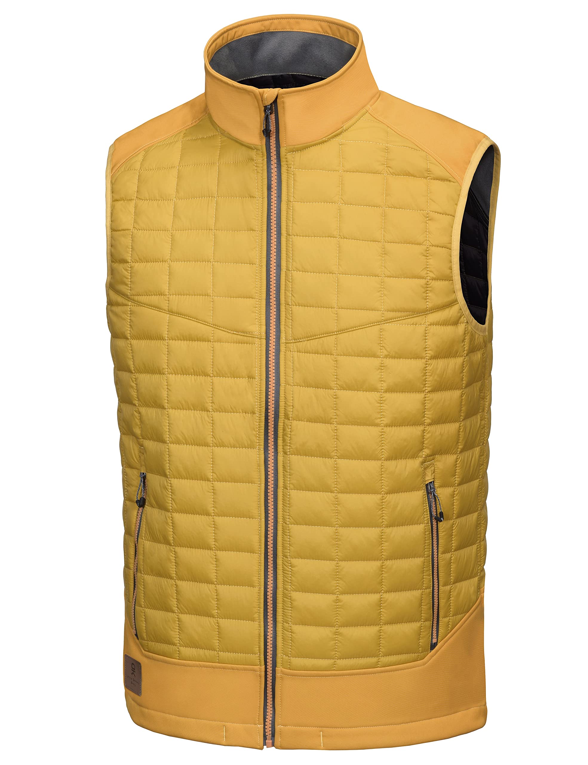 Little Donkey AndyMen’s Lightweight Puffer Vest, Warm Outdoor Sleeveless Jacket for Hiking Travel Running