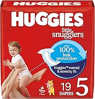Vista 22 de Huggies Little Snugglers Pañales para bebé talla 1