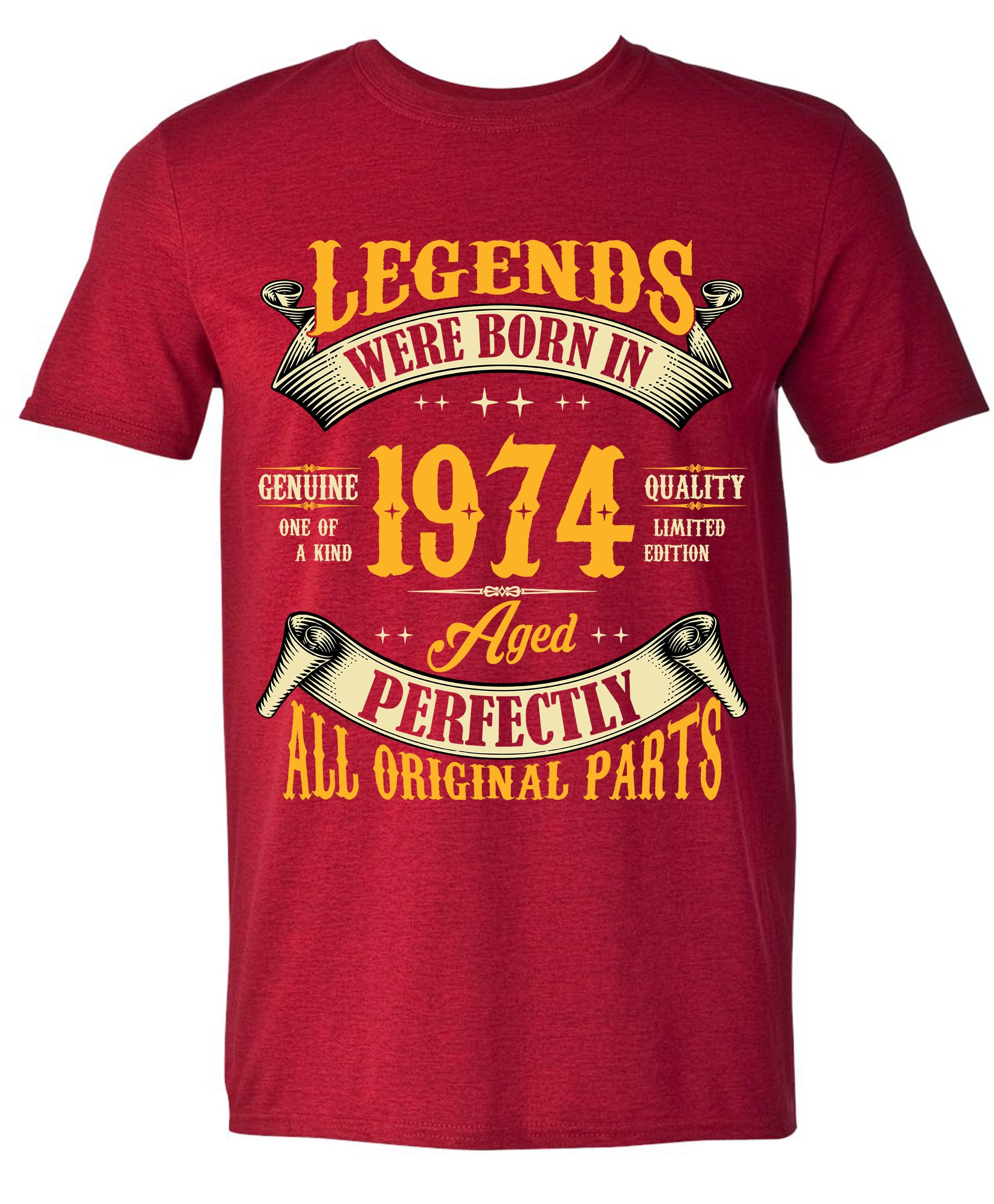 50th Birthday Shirt for Men, Legends were Born in 1973, Vintage 50 Years Old T-Shirt