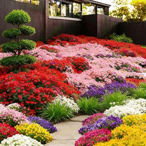 Semillas de tomillo para plantar, más de 15000 semillas de timo, plantas perennes de cobertura del suelo, semillas de timo serpyllum sin OMG para el