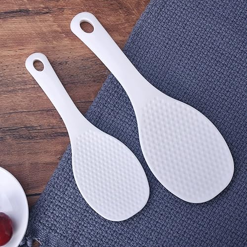 Miniatura 8 de MXY Juego de paletas de arroz, espátula de arroz japonesa antiadherente, cuchara de arroz blanco, cucharas para servir arroz