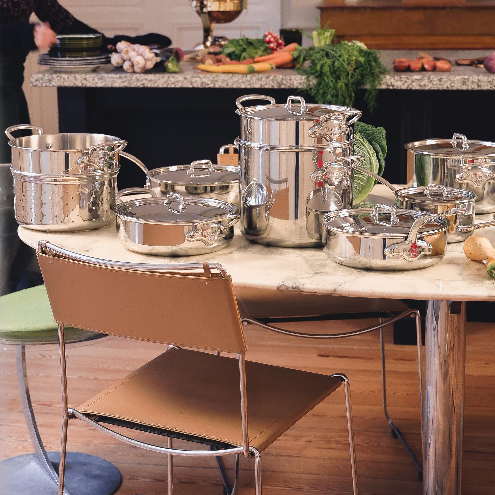 Amazon.com: Mauviel M'Urban 4 Tri-Ply Stainless Steel Frying Pan