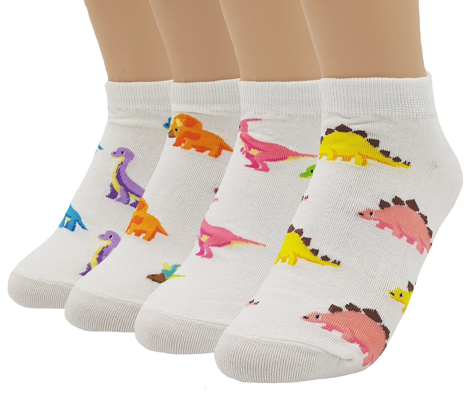 JJMax Women's Awesome Hungry T-Rex Dinosaur Socks Set RAWR