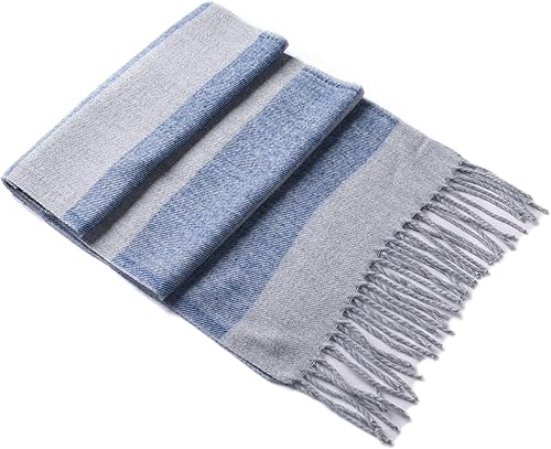 Miniatura 136 de Alpine Swiss Bufanda a cuadros para hombre, ultra suave, chal de invierno, cálido, ligero, para clima frío