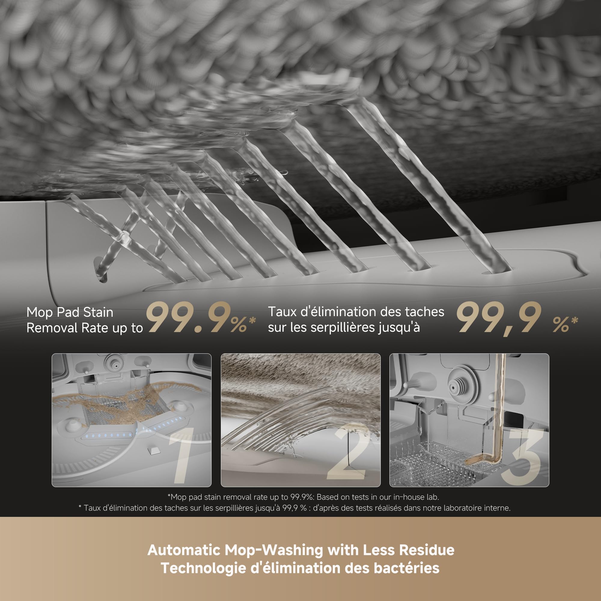 DREAME X50 Ultra Complete Robot Vacuum and Mop with Auto-Empty and Mop Self-Cleaning, 20,000Pa Suction, Obstacle Avoidance and 360° Navigation, Corner to Edge Deep Cleaning, Detangling Brush (White)