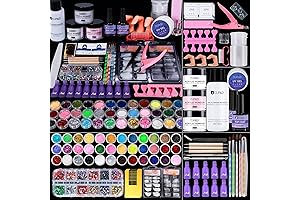 AnaAcrylics Brand Acrylic Nails Kit - Elite Set of Professional Acrylic Nail Supplies for Beginners