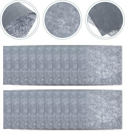 Miniatura 4 de Ciieeo 20 hojas de tela de fieltro para manualidades, proyecto de retazos de bricolaje, tela de fieltro, tela de Navidad, cuadrados, estera de