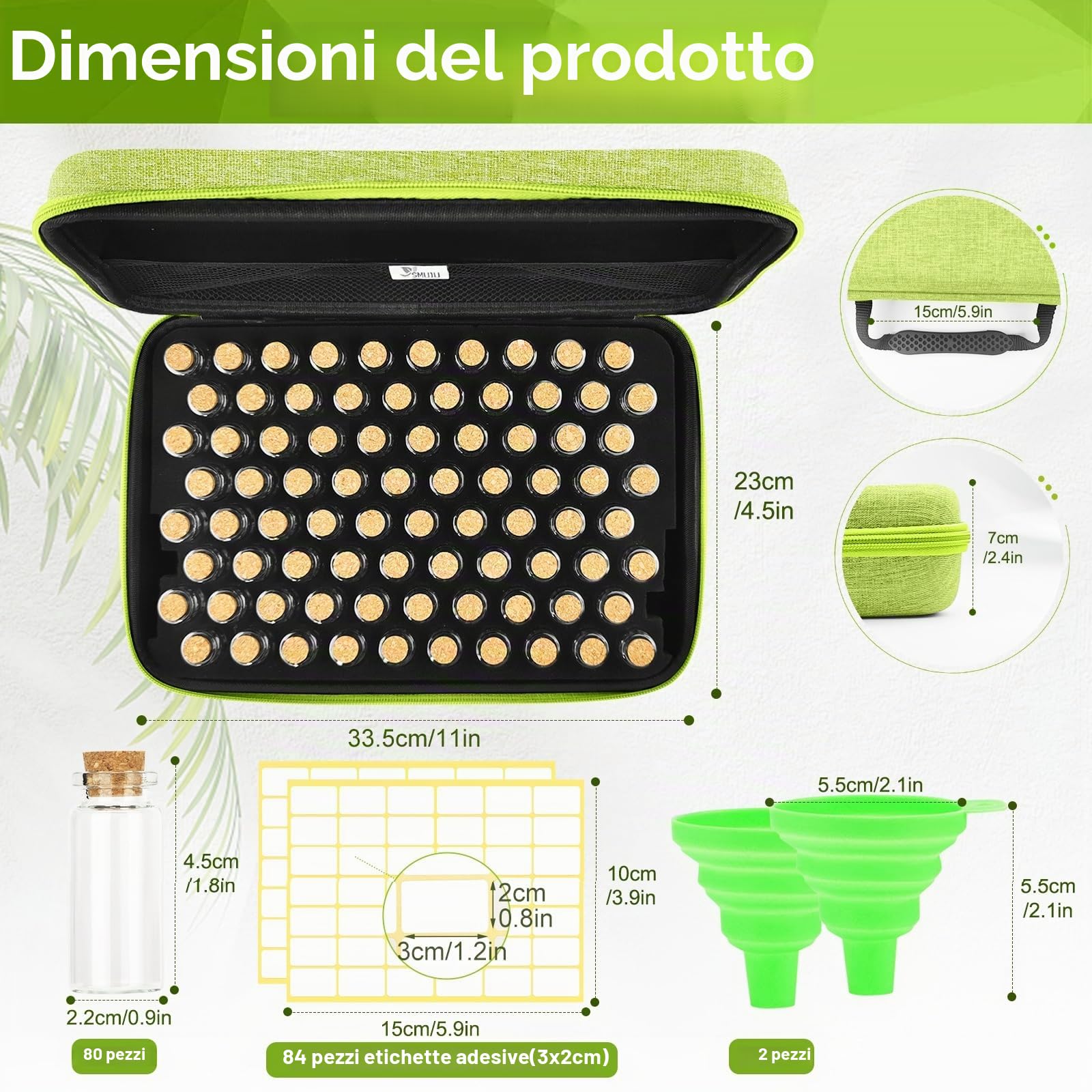 【80 slots】 Contenitore per semi, conservazione dei semi, conservazione dei semi con etichette adesivi e imbuti, organizzatore di semi, conservazione dei semi di verdure, semi di fiori (semi non