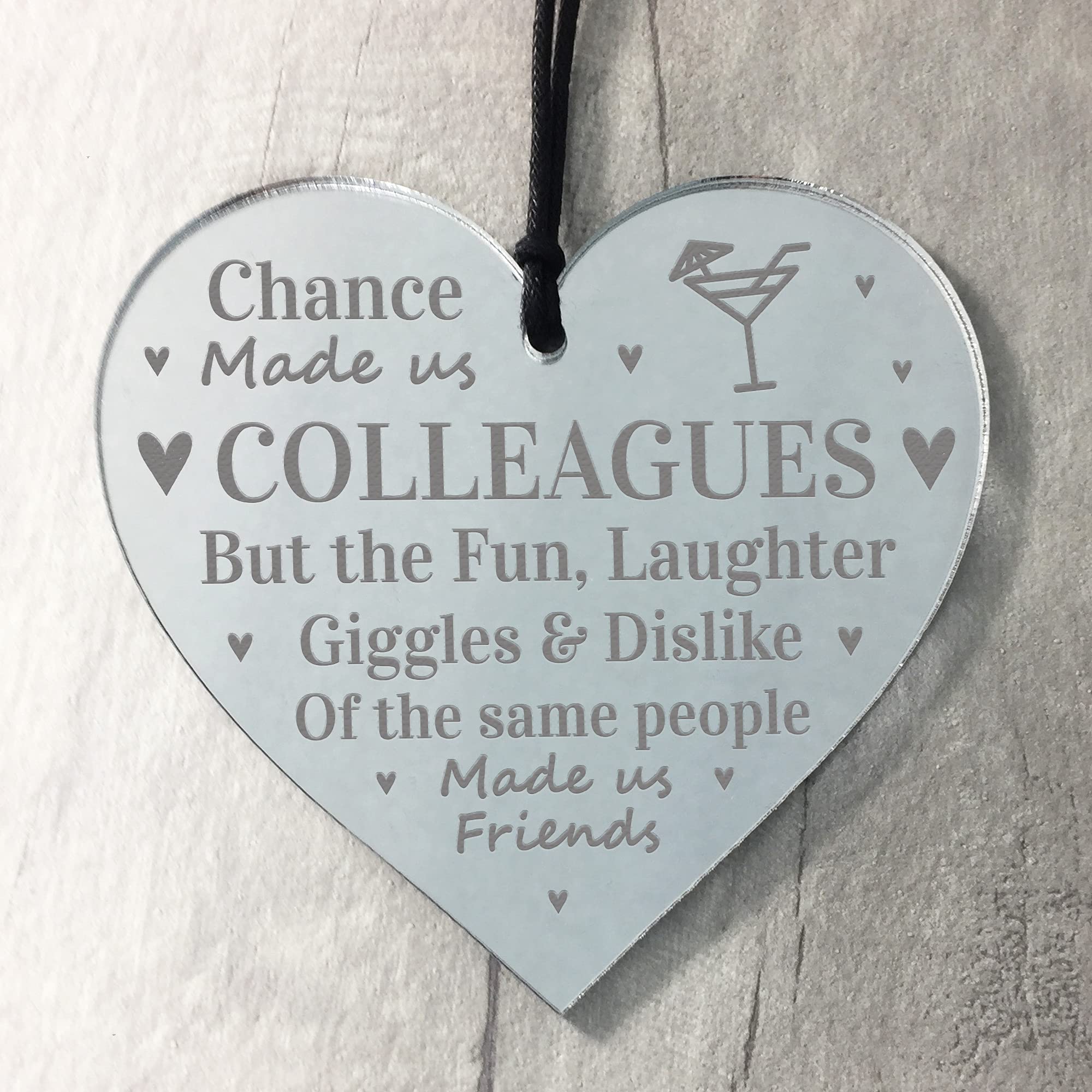 Red Ocean Colleague Thank You Gifts Chance Made Us Colleagues Friendship New Job Leaving Gifts