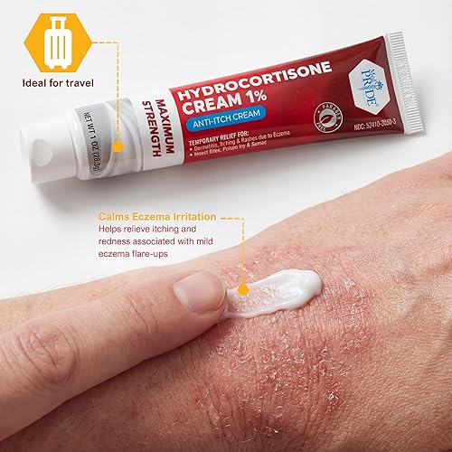 Miniatura 7 de MED Pride Hydro Cortisone (Hydrocortisone) Cream 1% OTC Bulk Pack of 4 X 1 Oz Anti-Itch Ointment for Rash, Eczema, Bug Bites