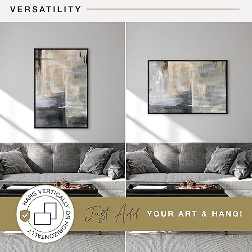 Vista 231 de MCS Gallery Foundation - Marco de póster, marco de fotos para arte de pared, negro, 16 x 20 pulgadas, individual