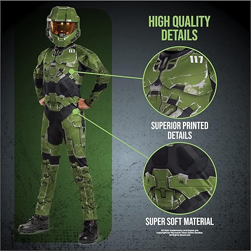 Miniatura 3 de Disfraz clásico de Halo Infinite Master Chief para niño