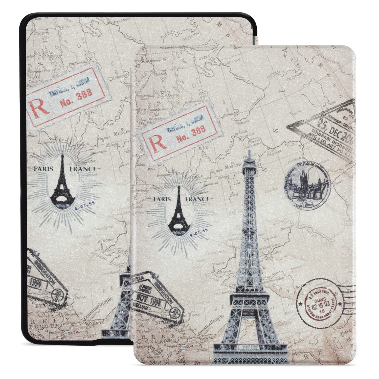 T Tersely Slimshell Case Cover for All-New Kindle Paperwhite (11th Generation-2021, 6.8 inch) or Kindle Paperwhite Signature Edition, Smart Shell Cover with Auto Sleep/Wake (Tower)