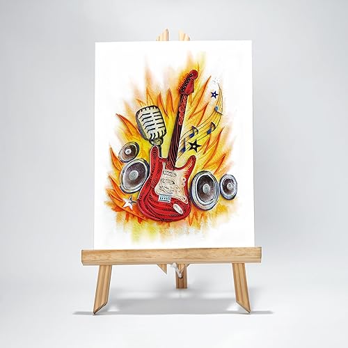 Miniatura 5 de TUMYBee Tarjeta de felicitación de feliz aniversario con nota musical de gatito y flor, tarjeta 3D Quilling para Navidad, cumpleaños, aniversario,