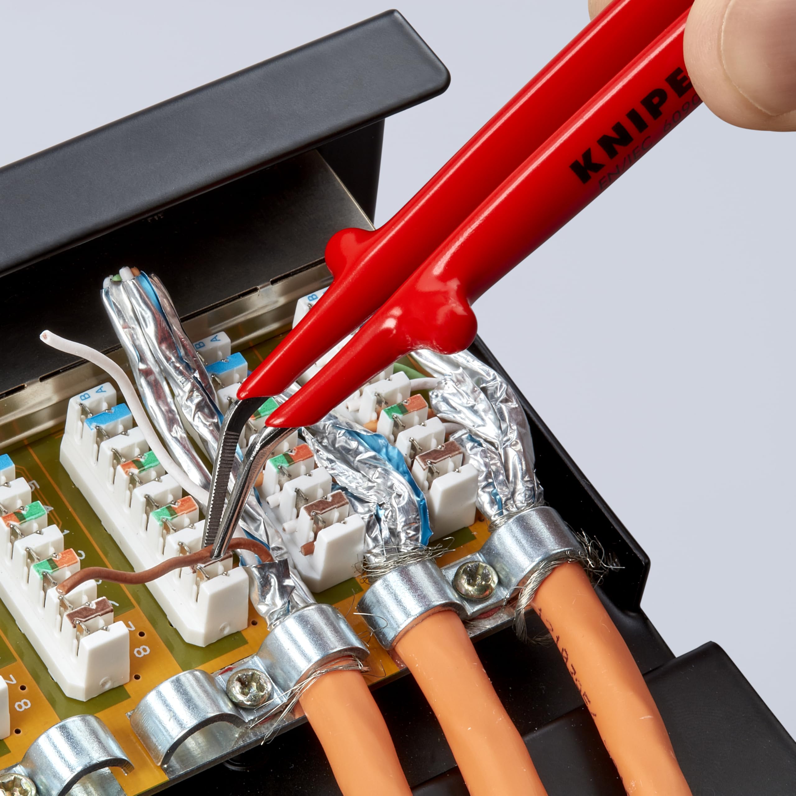 Knipex 92 37 64 1,000 V aislado pinzas de precisión