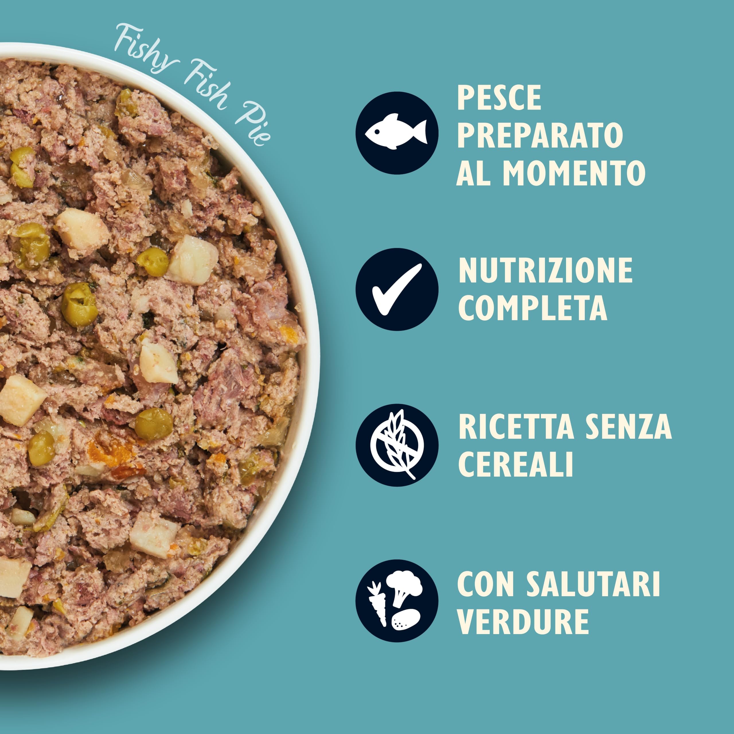 Lily's Kitchen Cibo Umido per Cani Pacco da (6 x 400 g) - Fishy Fish Pie Pesce