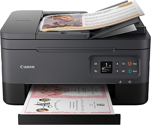 Miniatura 2 de Canon PIXMA TR7020a - Impresora inalámbrica de inyección de tinta a color todo en uno PG-260, cartucho de tinta negra, compatible con TR7020 CL-261